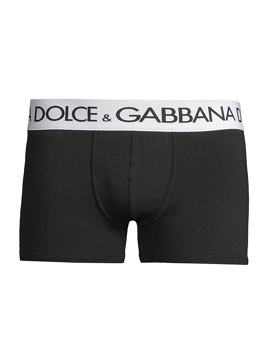 Men's Stretch Logo Boxer Briefs - Black - Size XL