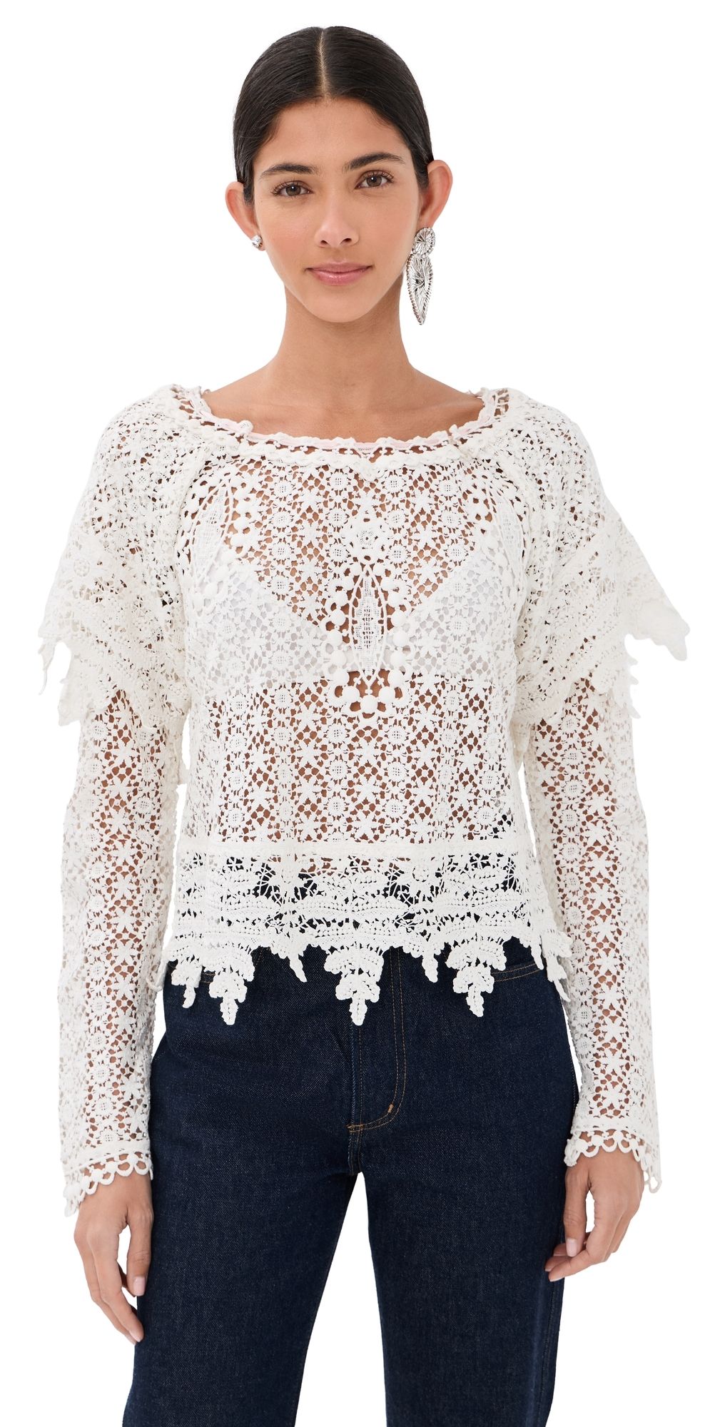 Isabel Marant Hyliana Blouse White 34