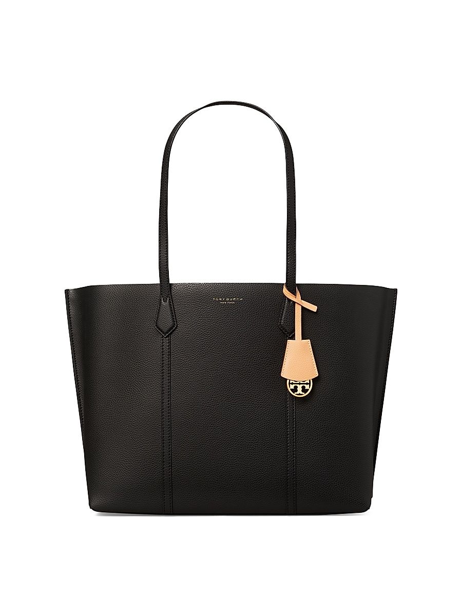 Women's Perry Leather Tote - Black