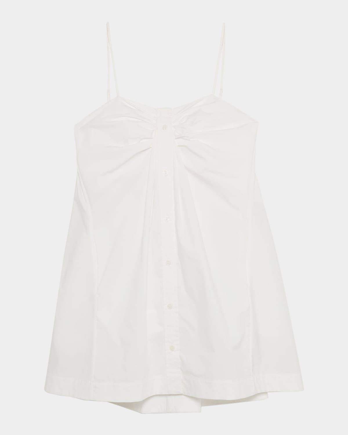 Kendall Sleeveless Button-Front Mini Dress