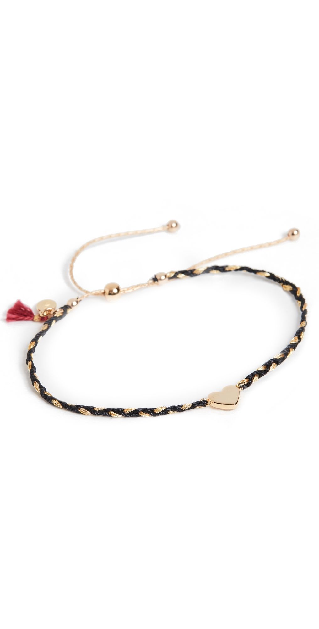 SHASHI Mon Cherie Bracelet Gold/Black One Size