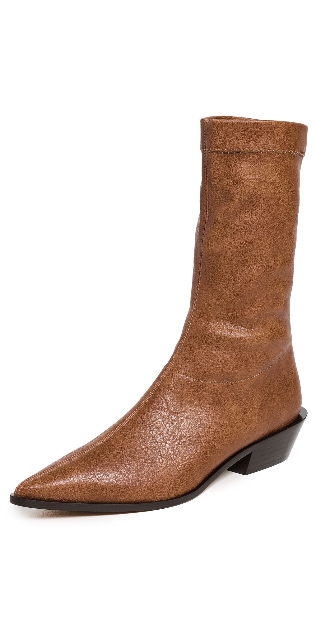 Tibi Leo Boots Cognac 36.5