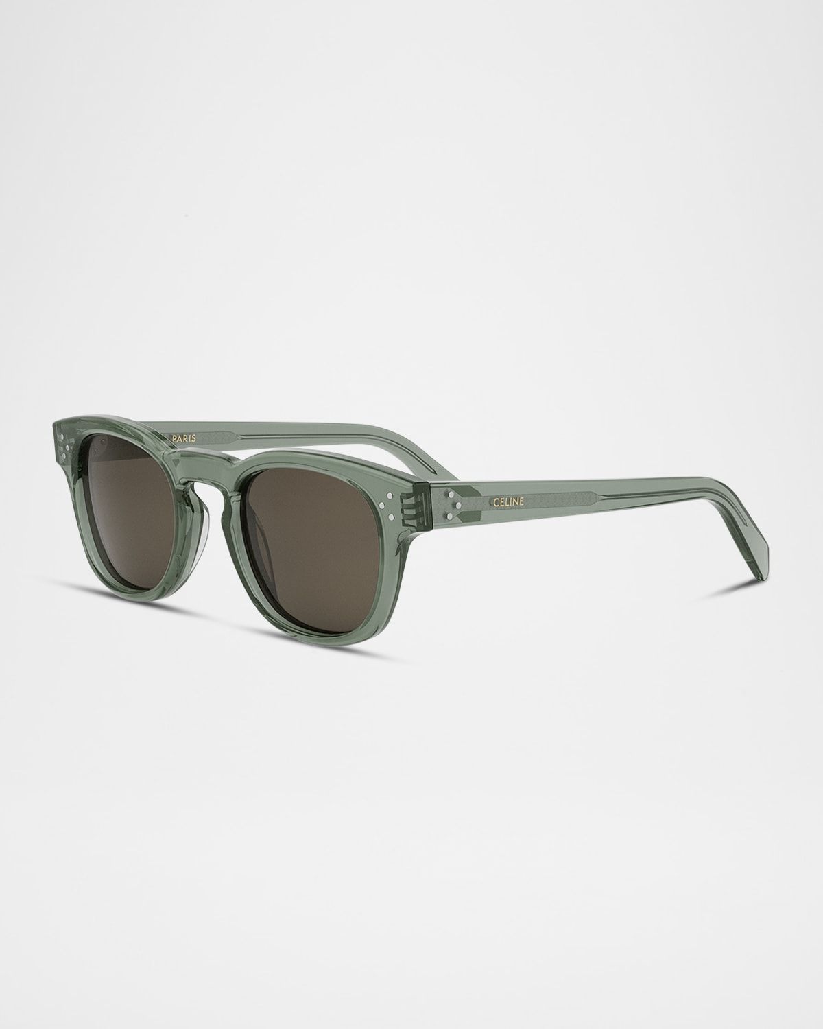 Men & apos;s Acetate Round Sunglasses