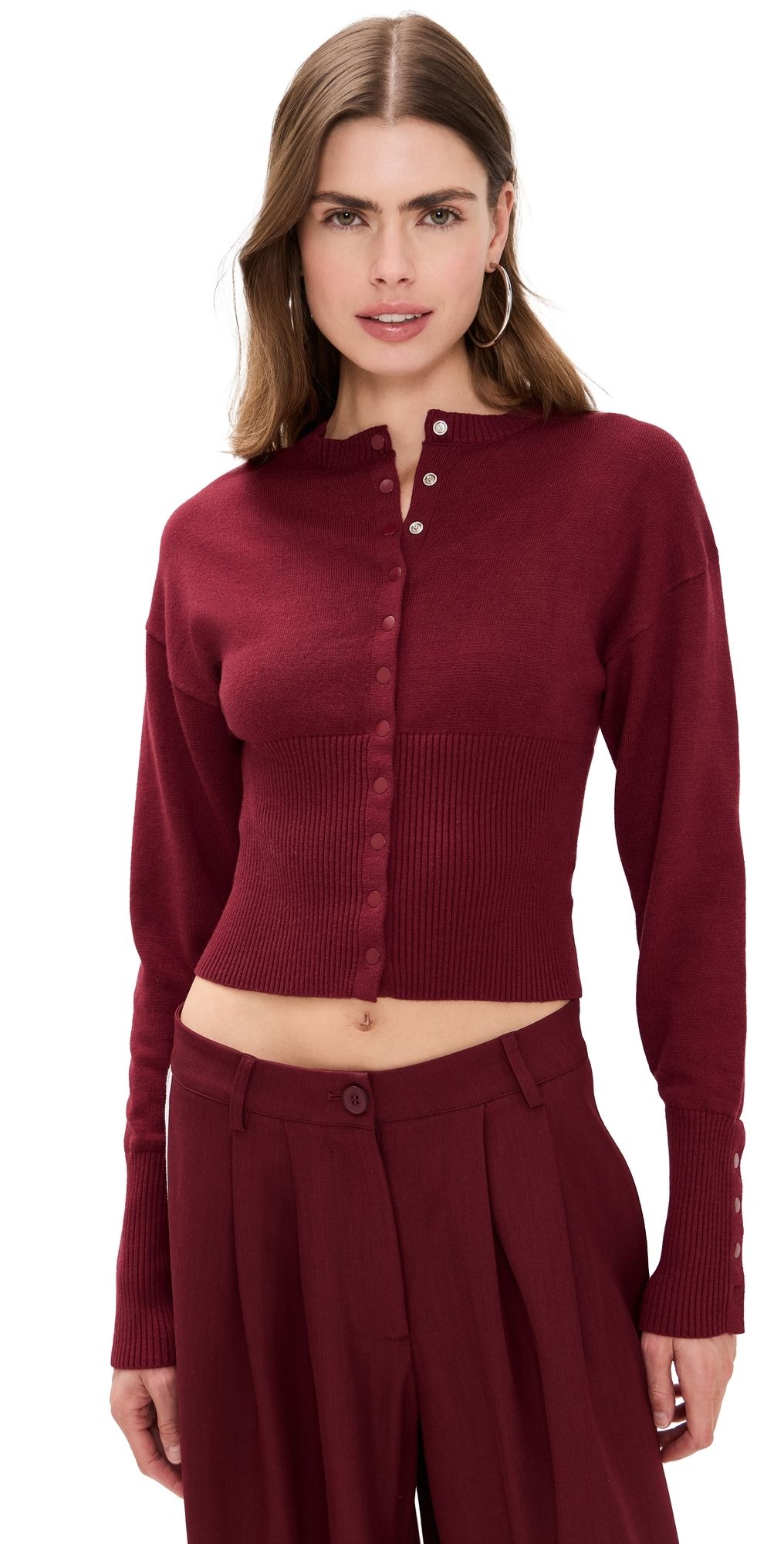 Lioness Head In The Clouds Cardigan Rumba Red XXXXS