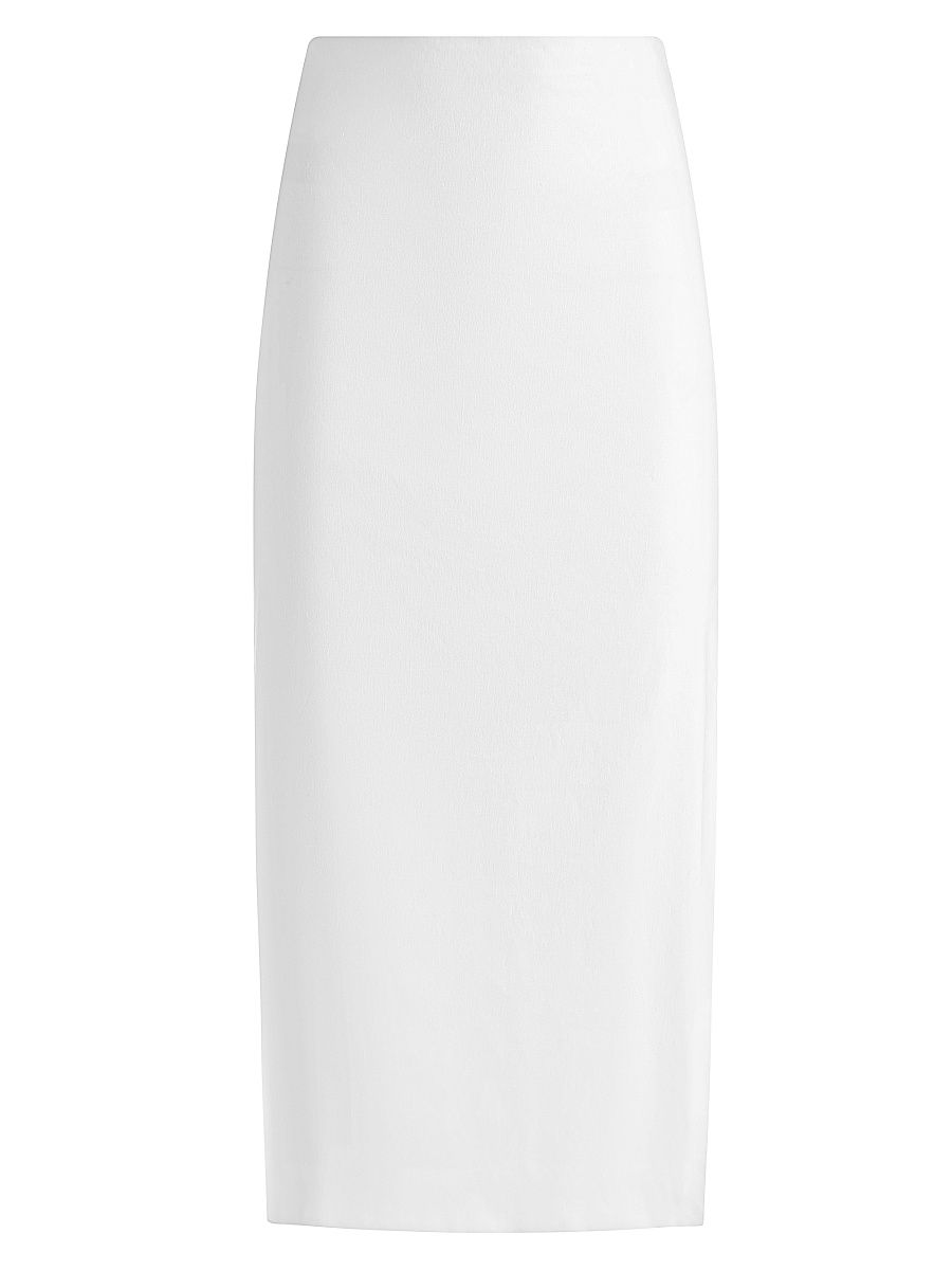 Women's Maeve Linen-Blend Slip Skirt - Off White - Size 12