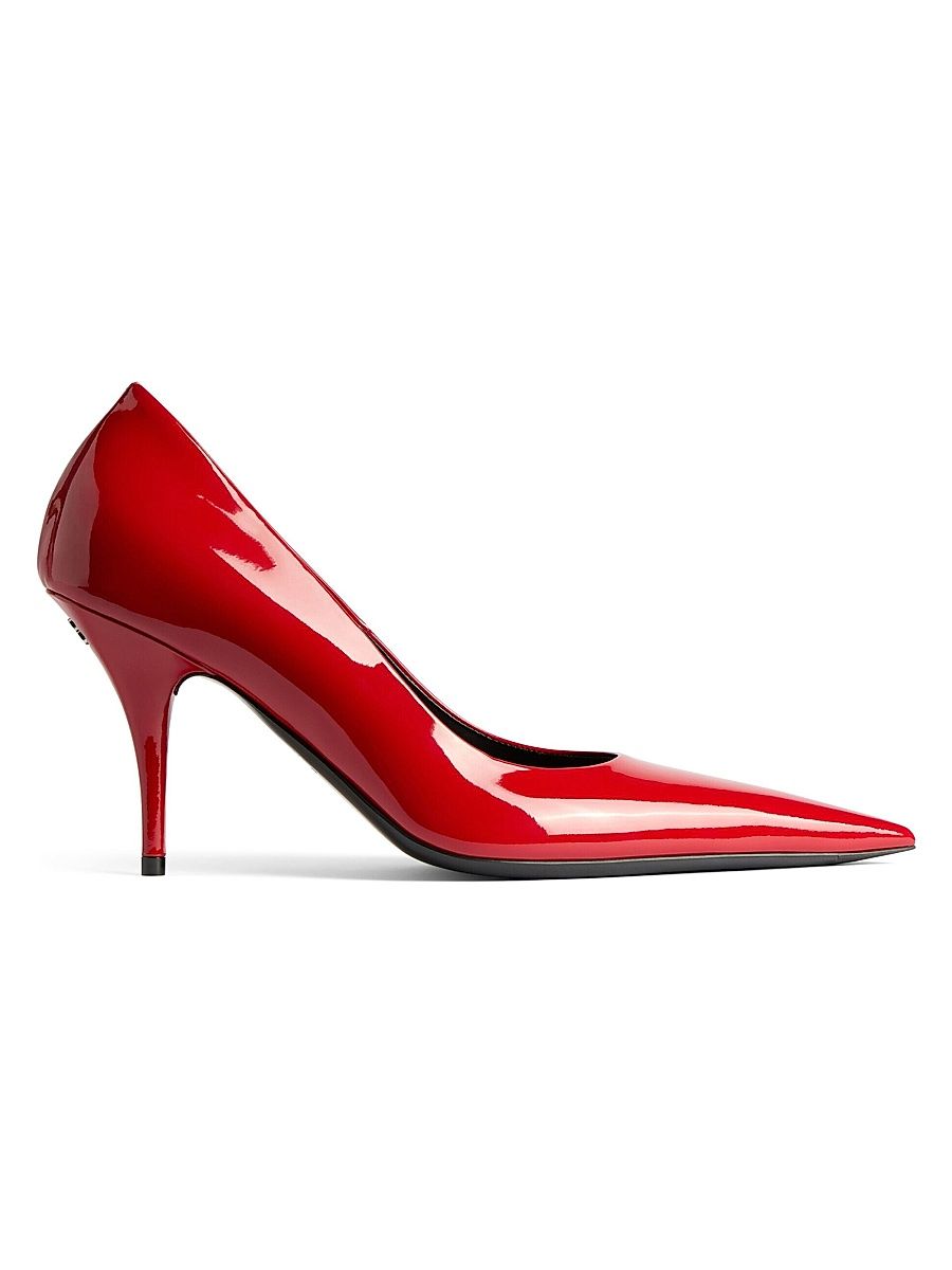 Women's Avenue 90MM Patent Leather Pumps - Cherry Red - Size 7