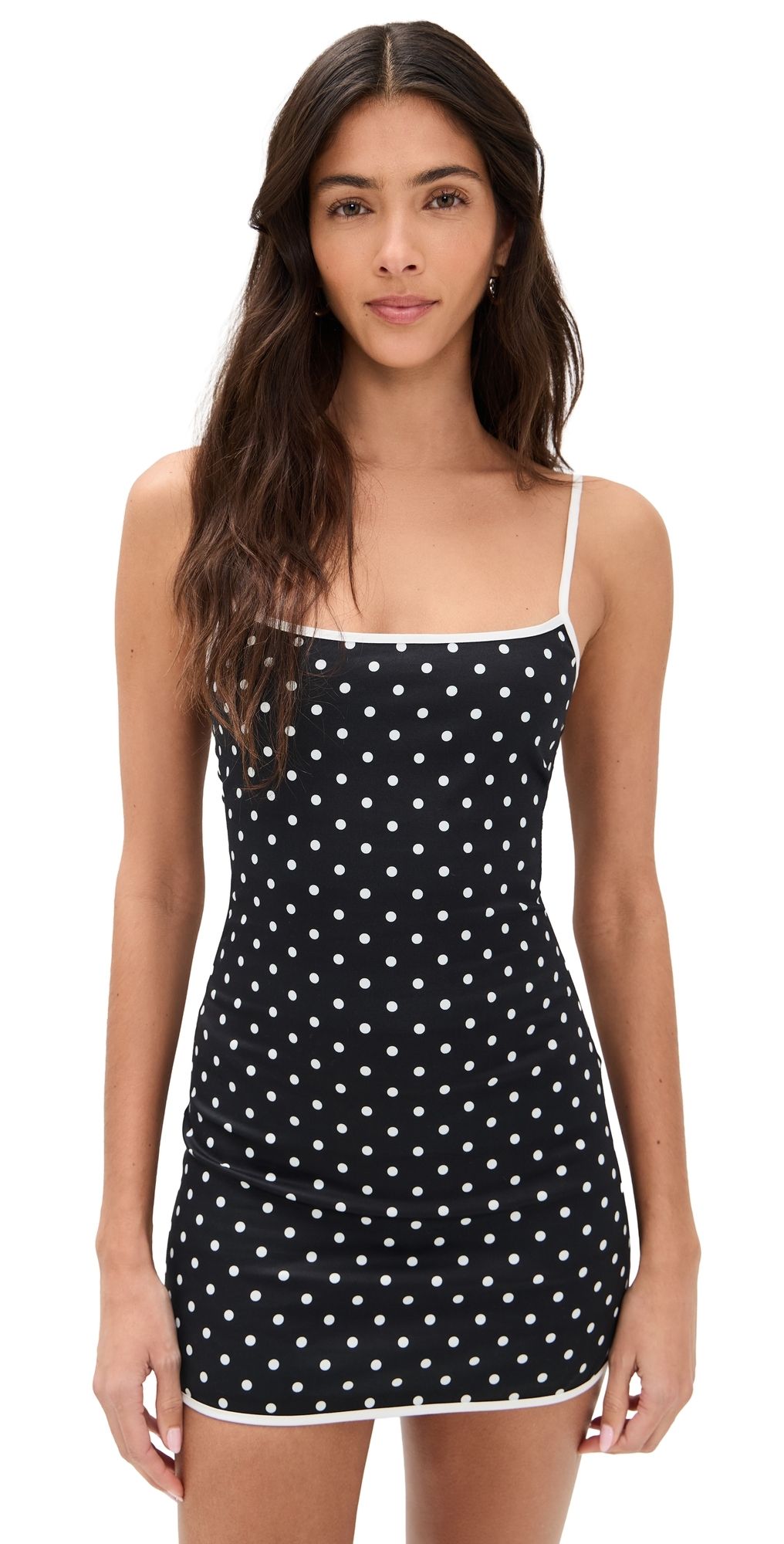 Lioness Voyage Mini Dress NOIR POLKA XXL