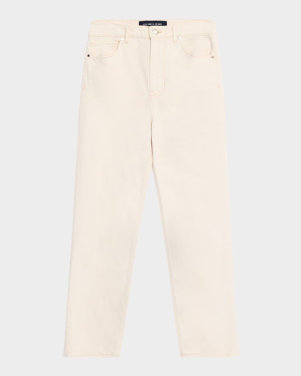 Leah Mid-Rise Straight Jeans