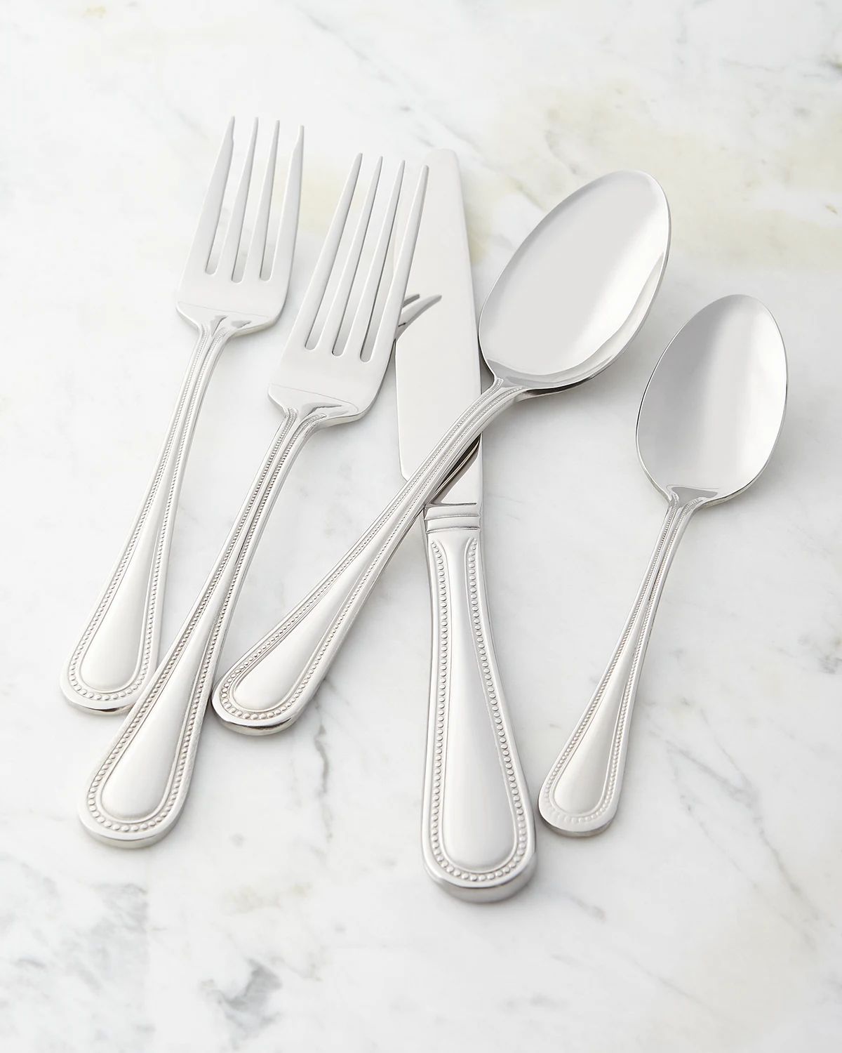 Five-Piece Euro Beads Flatware Place Setting