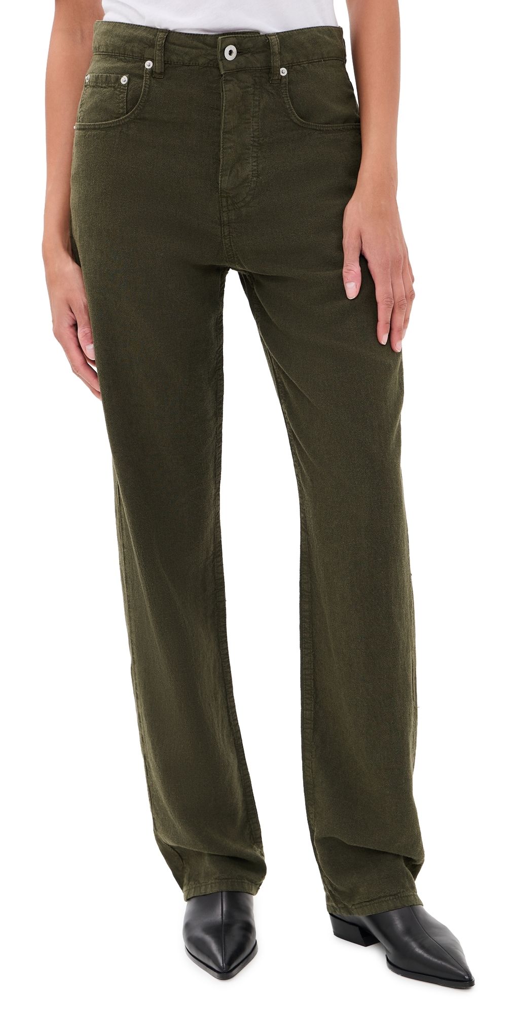 ALL THREE Tanya Pants Olive 6