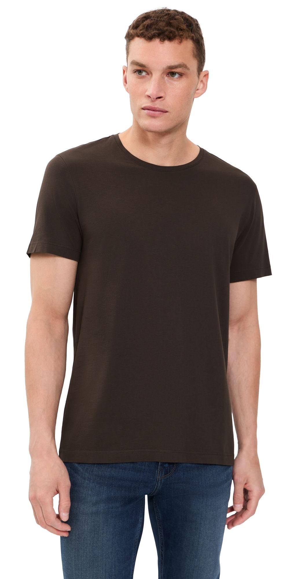 PAIGE Sorden Crew Neck Tee Dark Agar XL