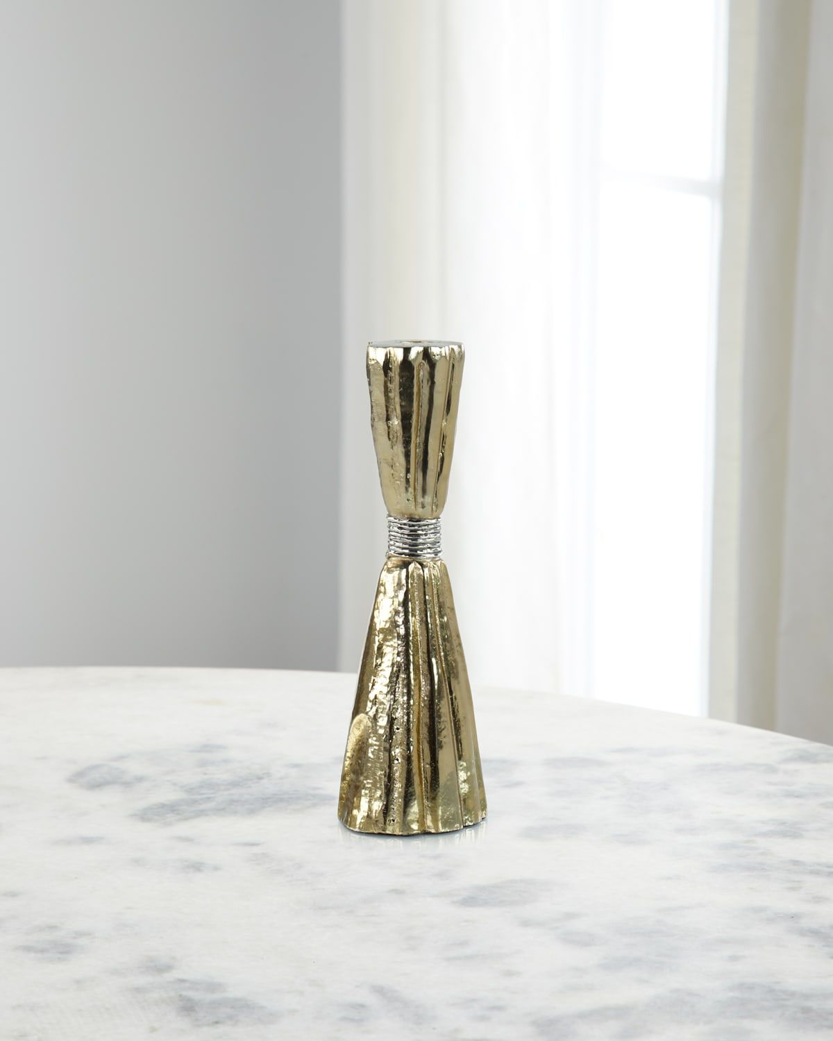 Taut Metal Candleholder, Large