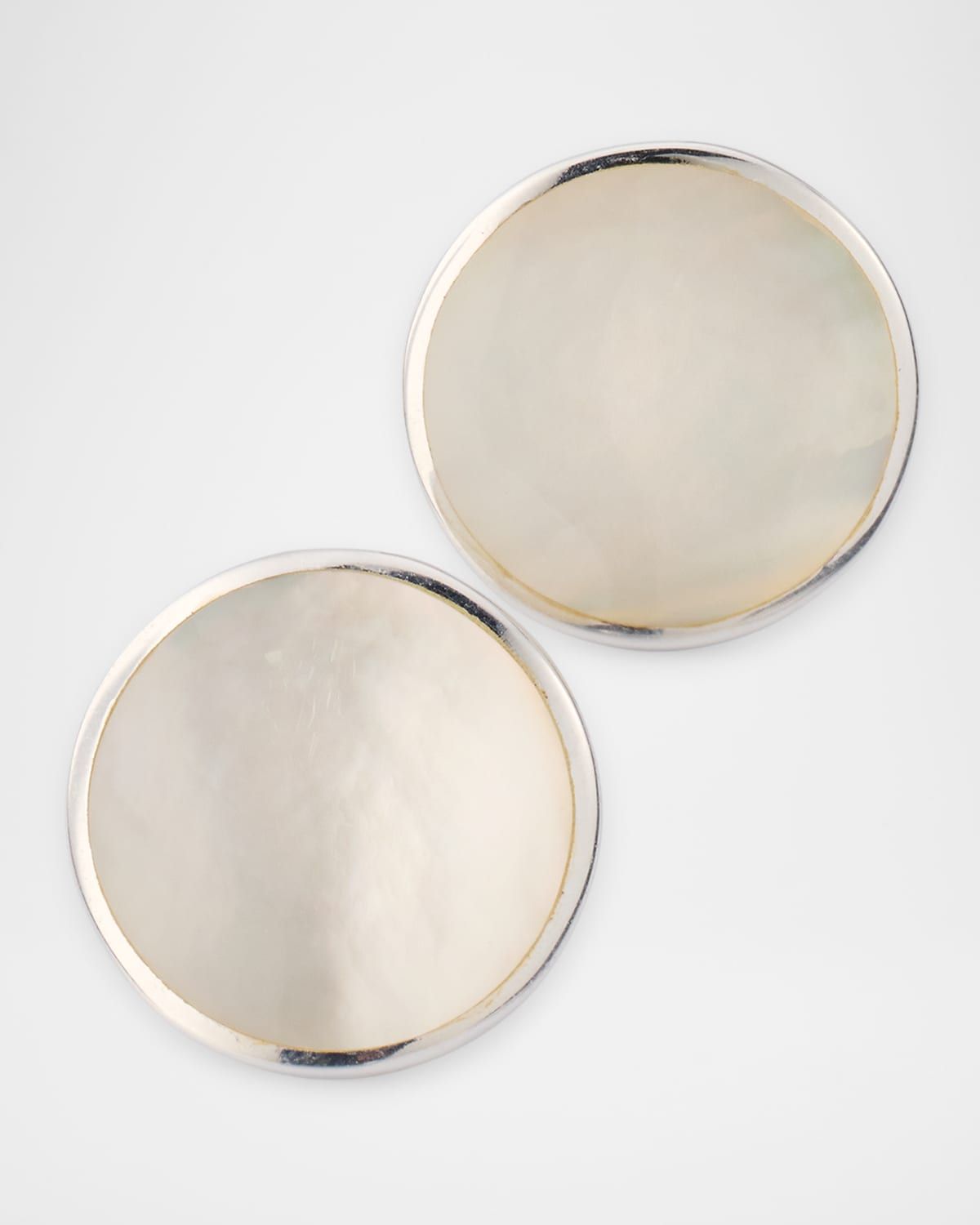 Rock Candy Sterling Silver Large Round Stud Earrings