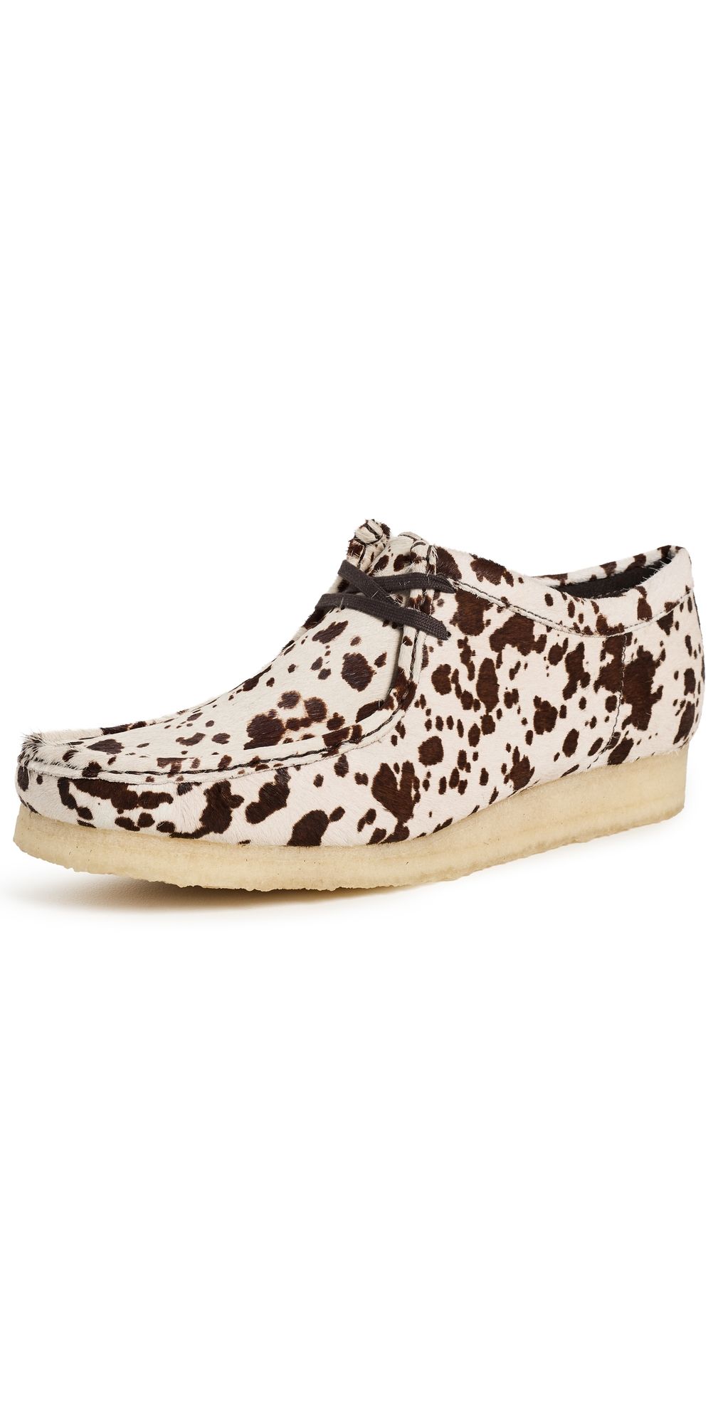 Clarks Clarks x Blanche Yu Cow Print Wallabee Shoes Brown Cow Print 9