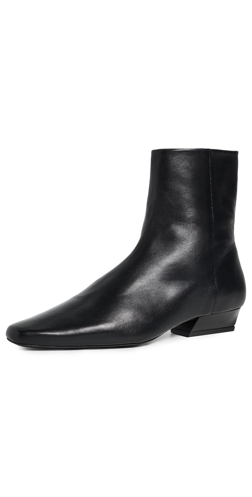 STAUD Wally Flat Ankle Boots Black 40.5