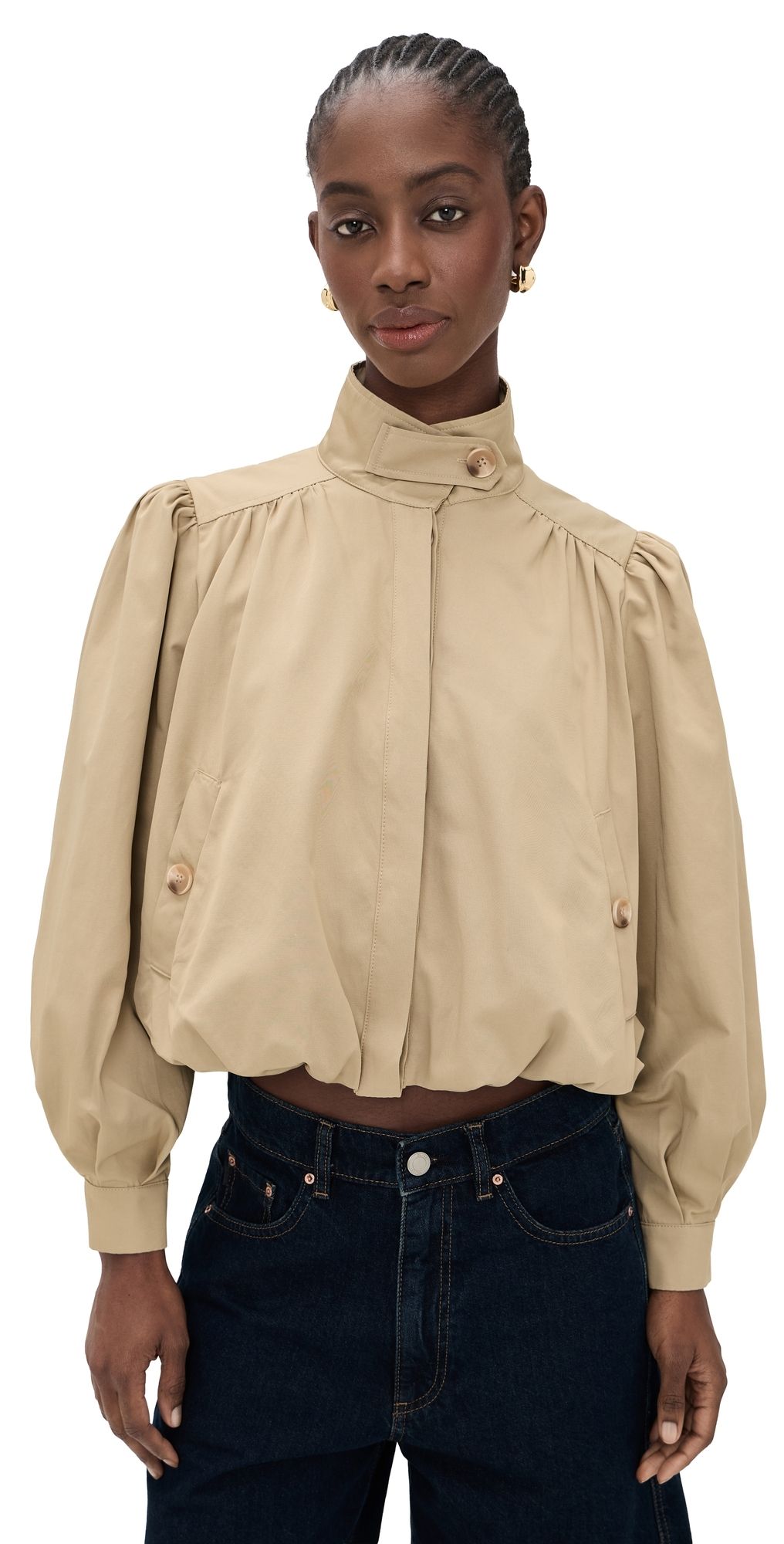 ASTR the Label Estero Jacket Khaki S