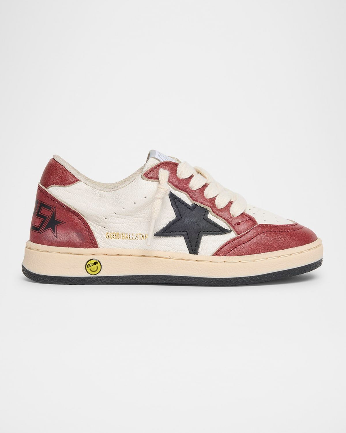 Boy & apos;s Ball Star Young Nappa Leather Sneakers