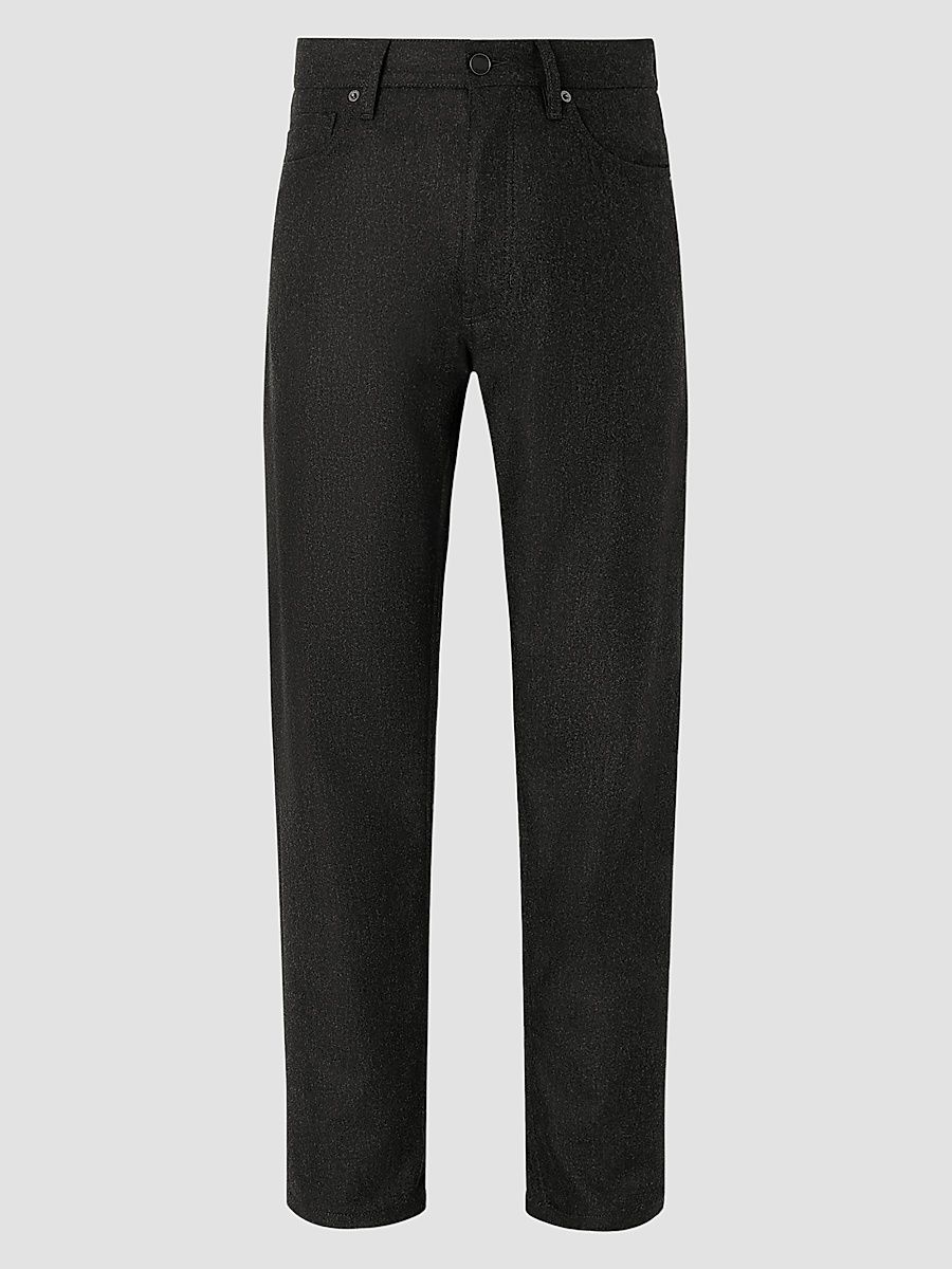 ZEGNA Men's Wool and Cashmere Roccia Pants - Dark Grey - Size 40