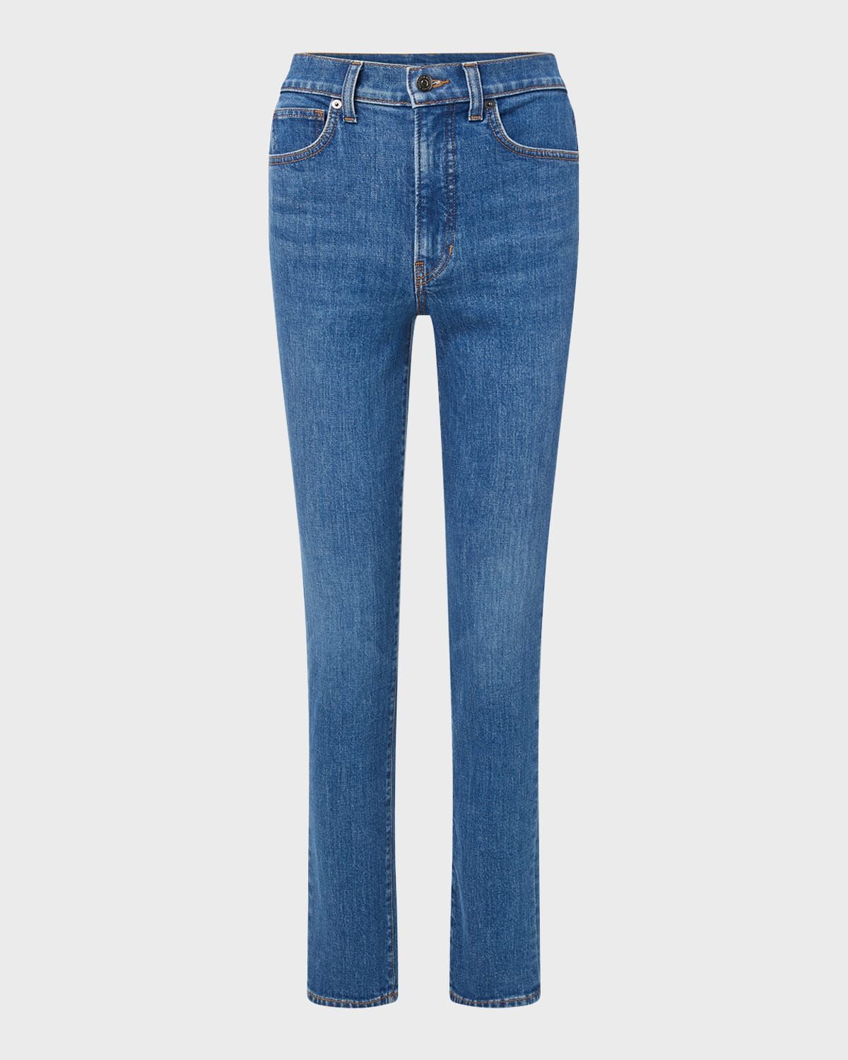 Alenah Slim Straight Ankle Jeans