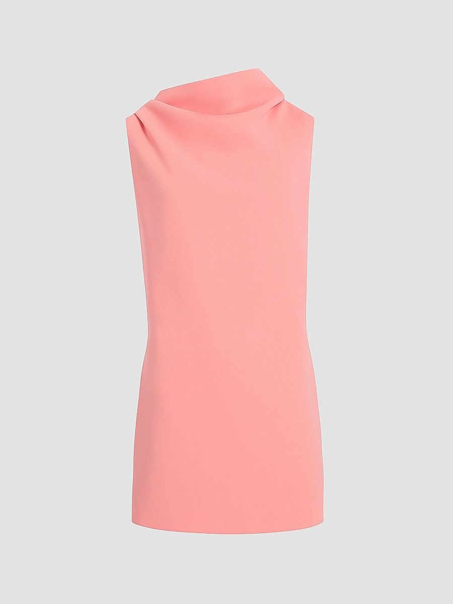 Women's Astor Draped Mini Dress - Coral - Size 10