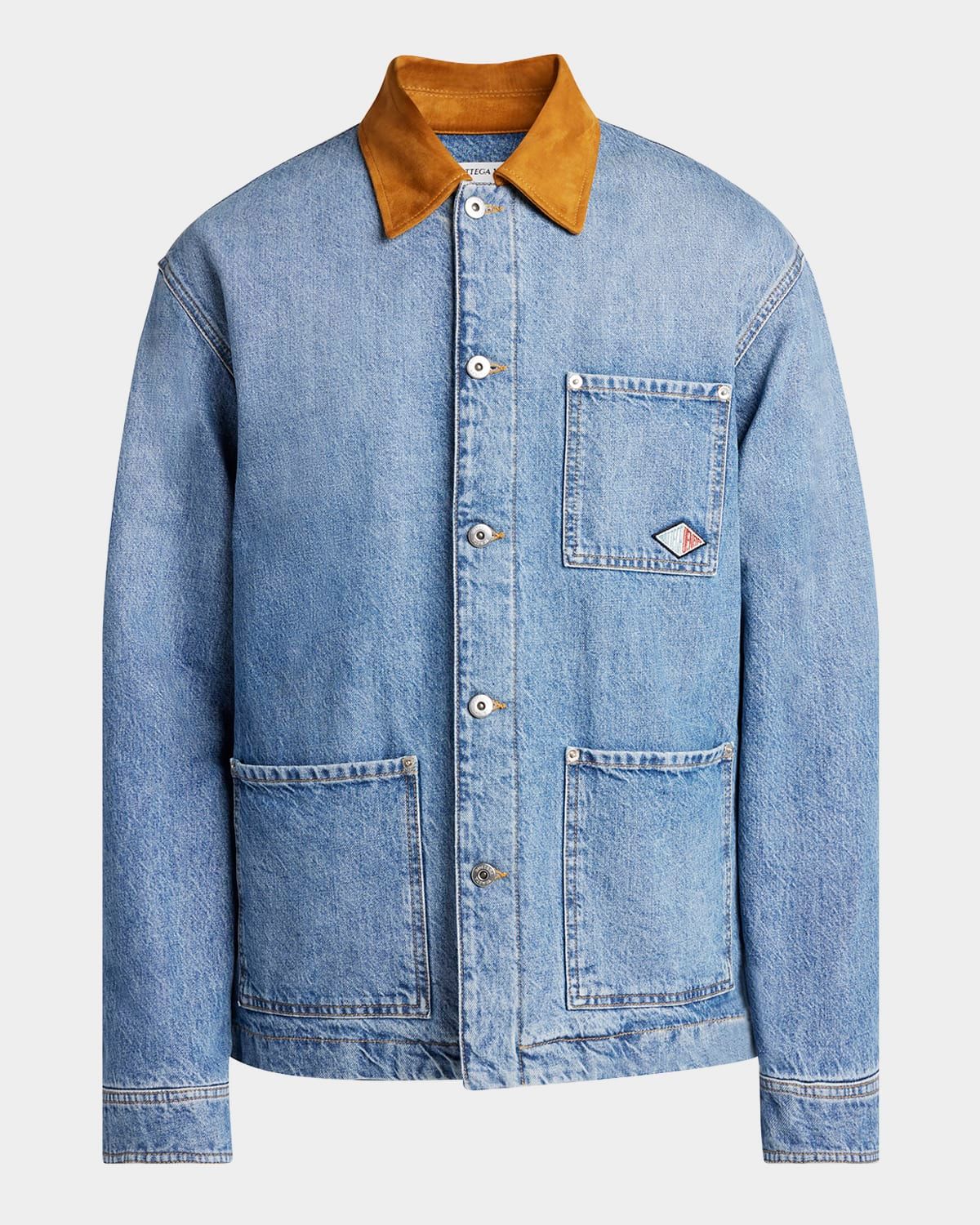 Men & apos;s Eco Wash Denim Blouson Jacket
