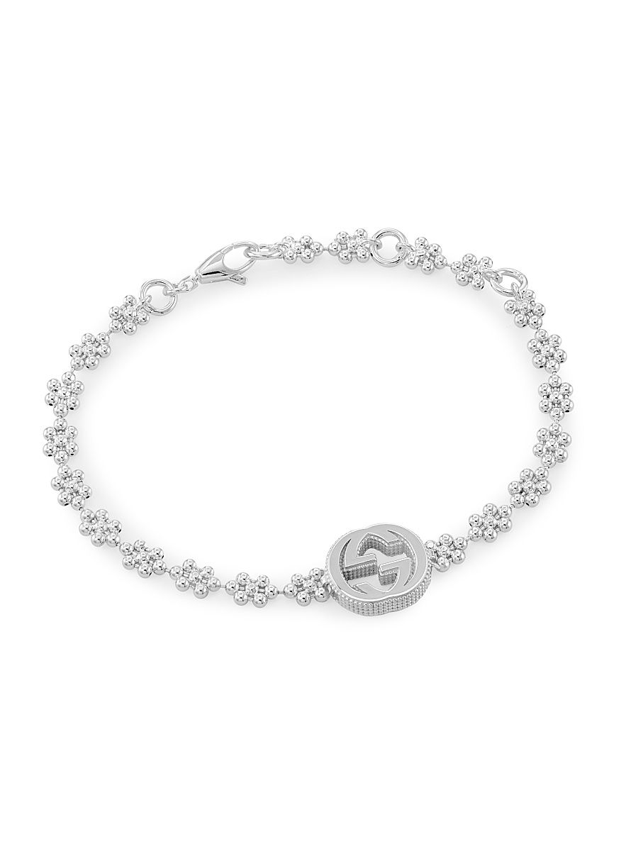 Women's Sterling Silver Interlocking-G Bracelet
