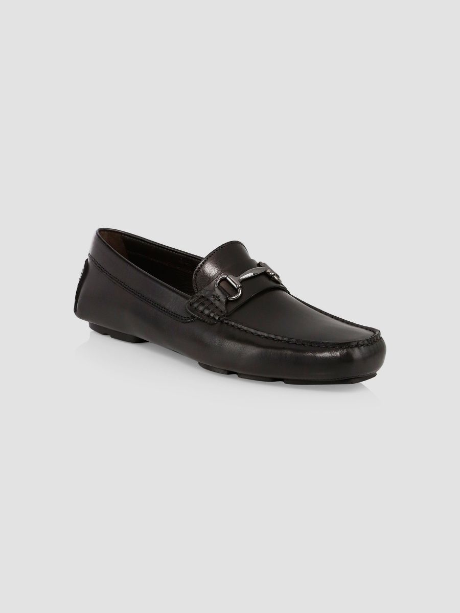 To Boot New York Men's Del Amo Leather Drivers - Black - Size 13