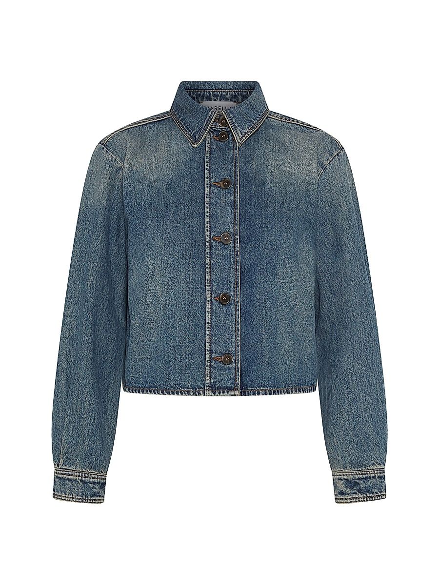 Women's Denim Overshirt - Blue Jeans - Size 12