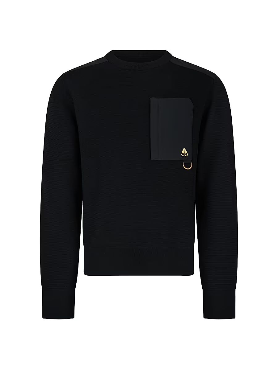 Men's Elowan Accented Sweater - Black - Size XXL