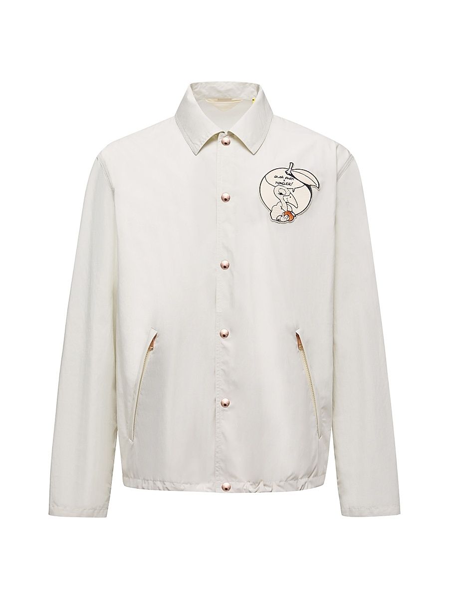 Men's Moncler x Gilga Farm by Donald Glover Satsuma Shacket - White - Size Large