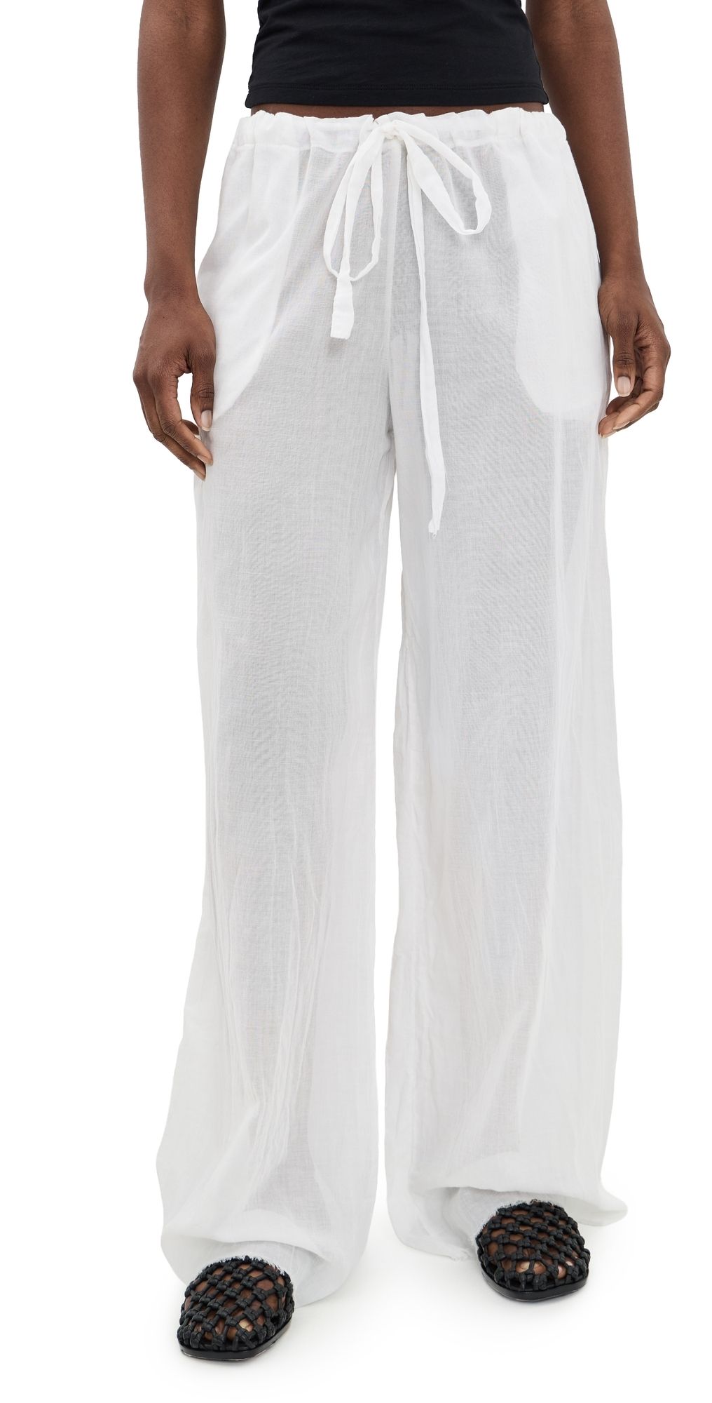 ALL THREE Demi Pants White M