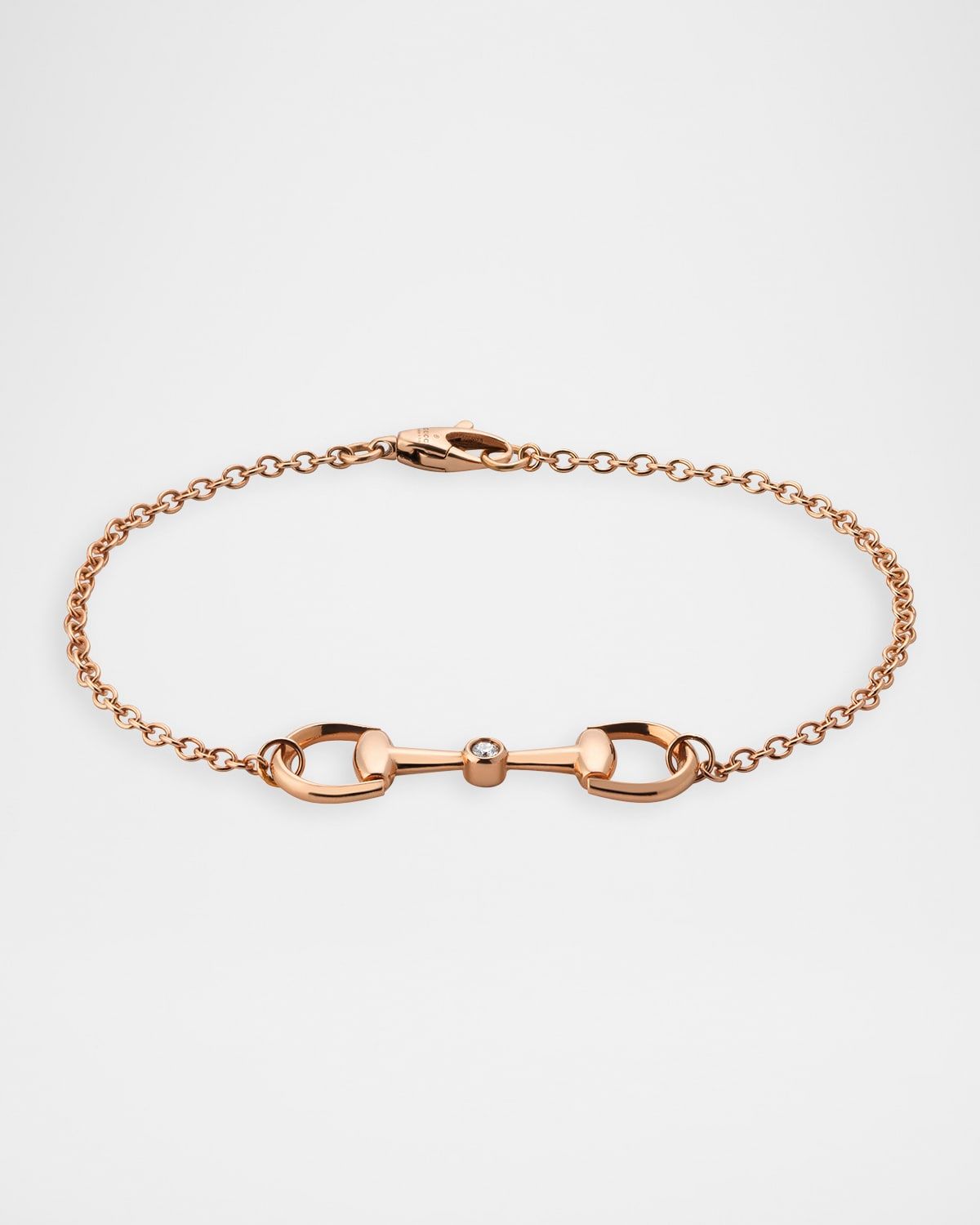 Small Horsebit Diamond Bracelet