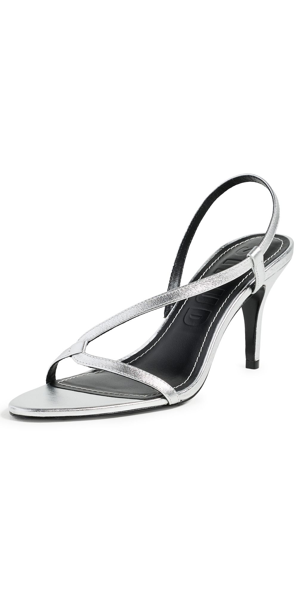 STAUD Louden Heels Silver 40.5