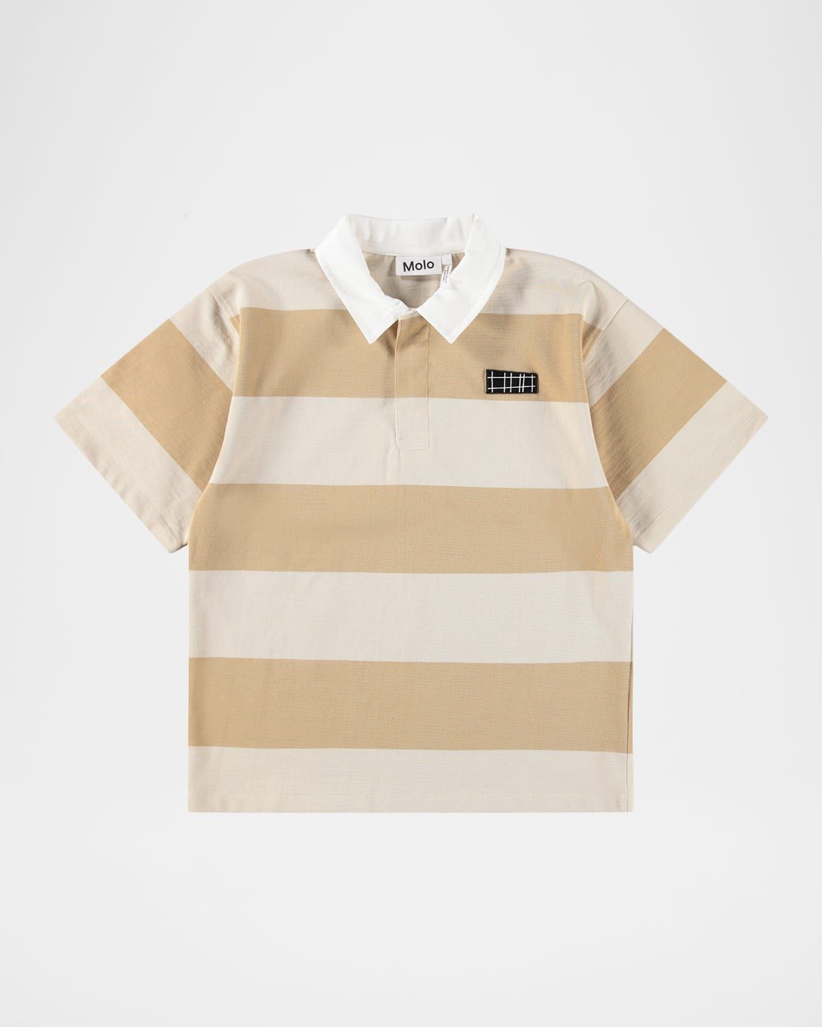Boy & apos;s Reef Striped Organic Cotton Polo T-Shirt