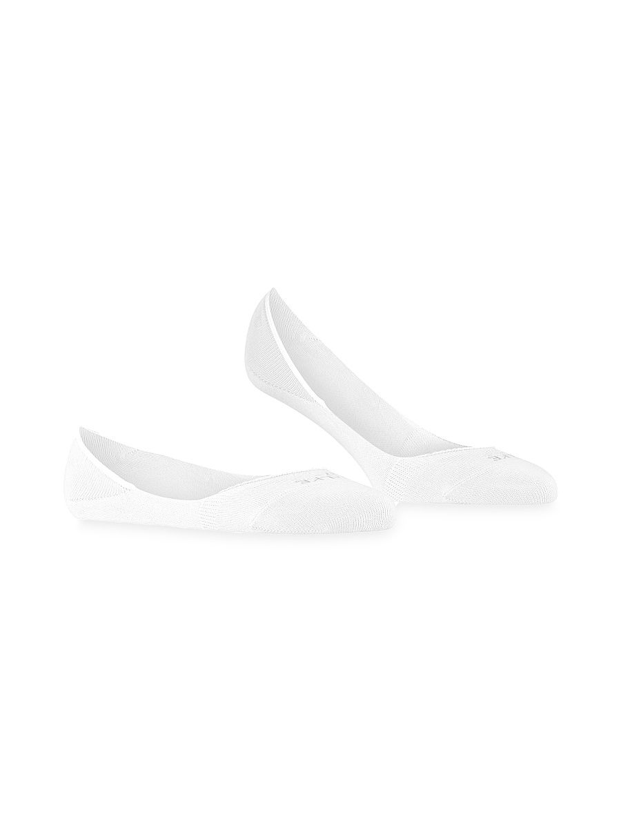 Falke Women's Step Medium-Cut Invisible Socks - White - Size 11