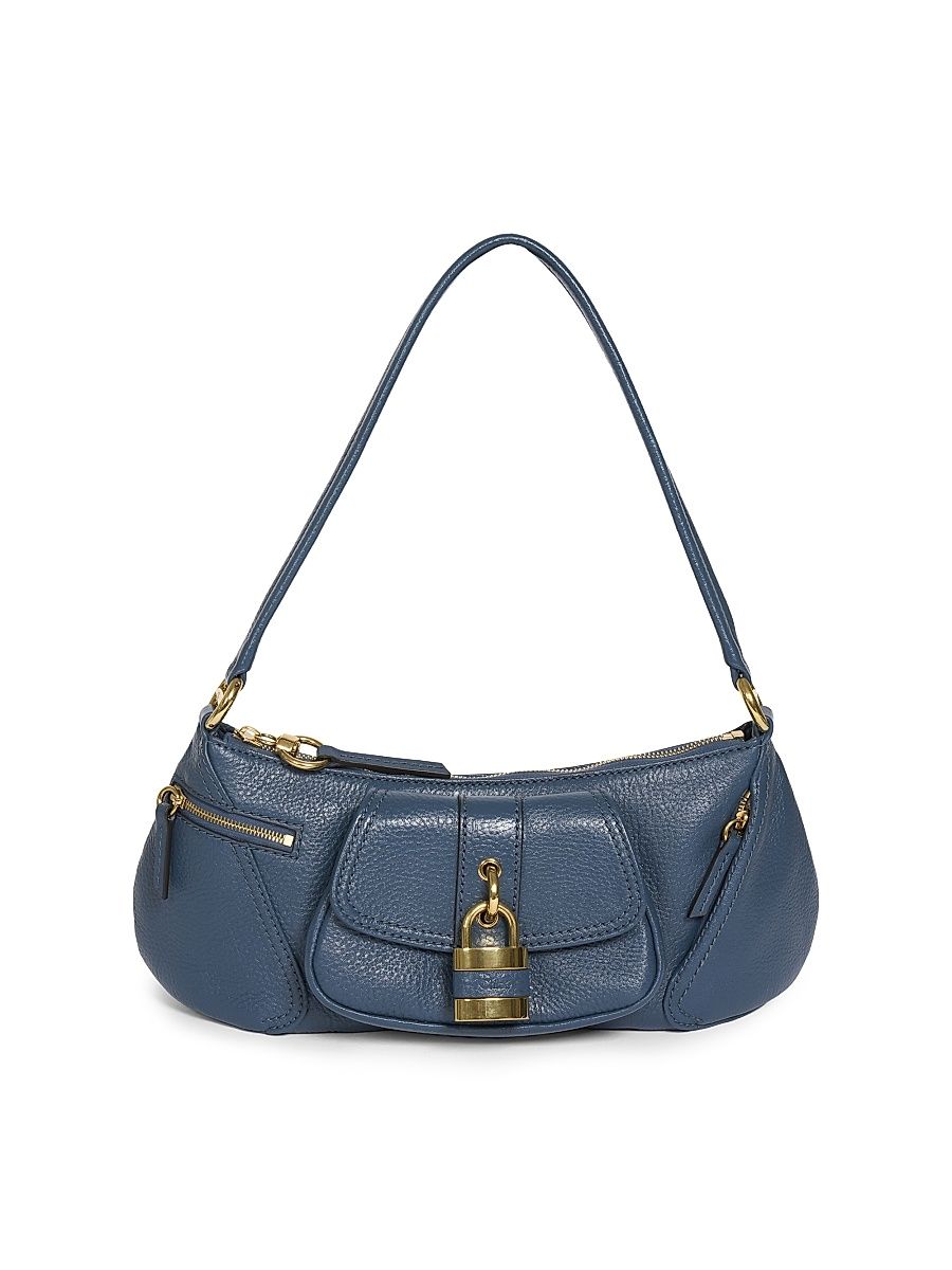 Women's The 99 Leather Shoulder Bag - Tapestry Blue