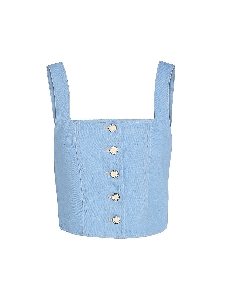 Women's Spensley Denim Vest - Bayside - Size 00