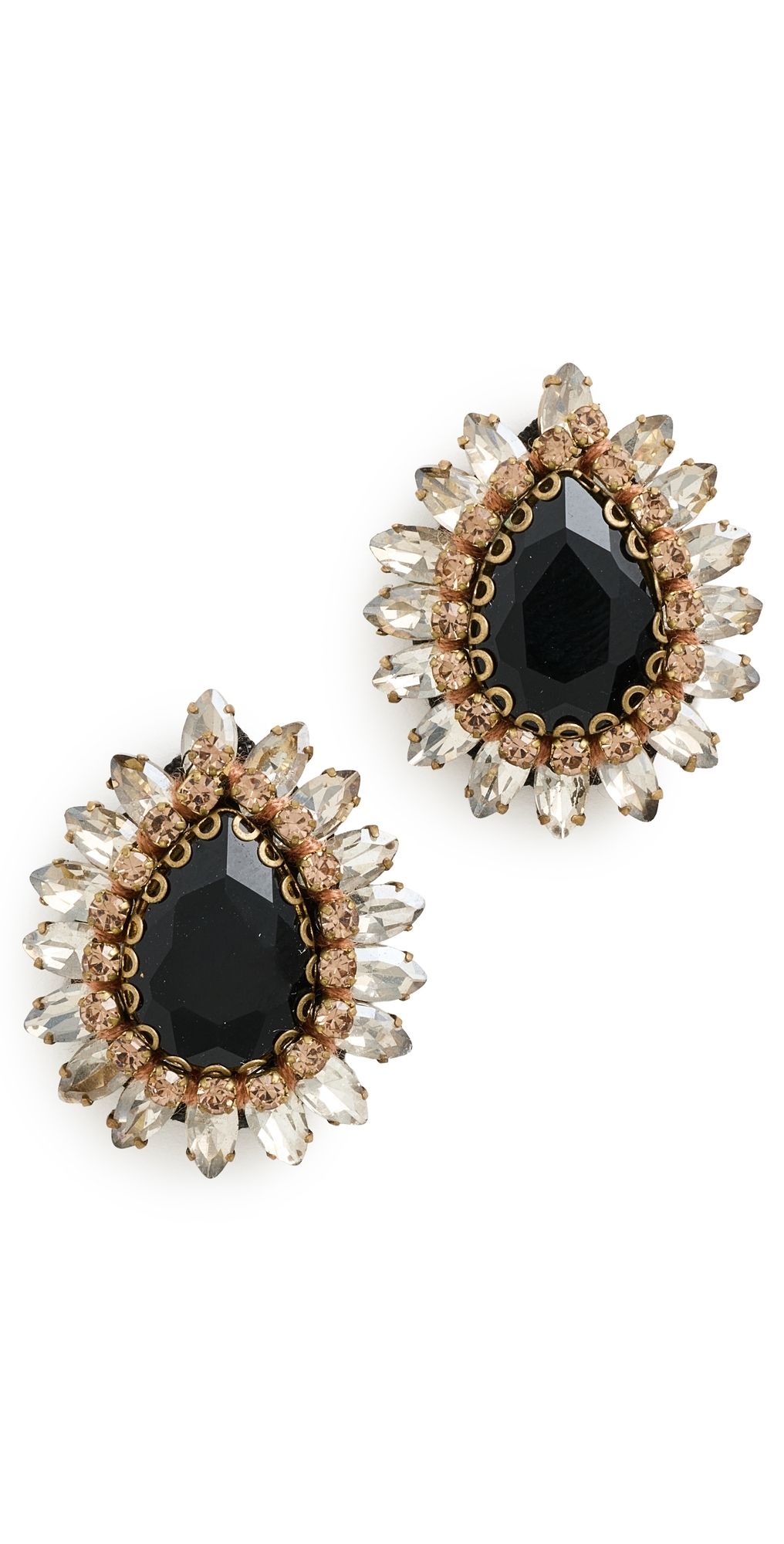 Deepa Gurnani Deepa by Deepa Gurnani Leesha Earrings Black One Size