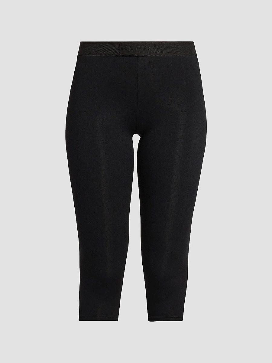 TOM FORD Women's Signature Yoga Pants - Naa Black - Size Medium