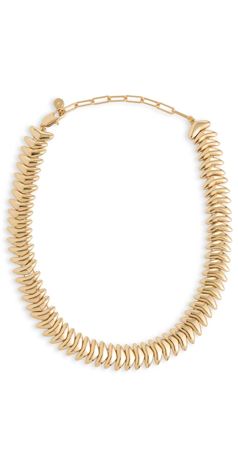 Ettika Metal Moderna Necklace Gold One Size