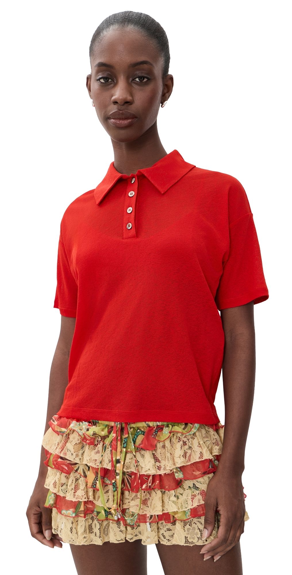 SIEDRES Leo Top Red XS