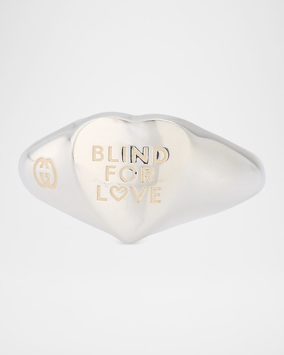 Blind For Love Heart Ring