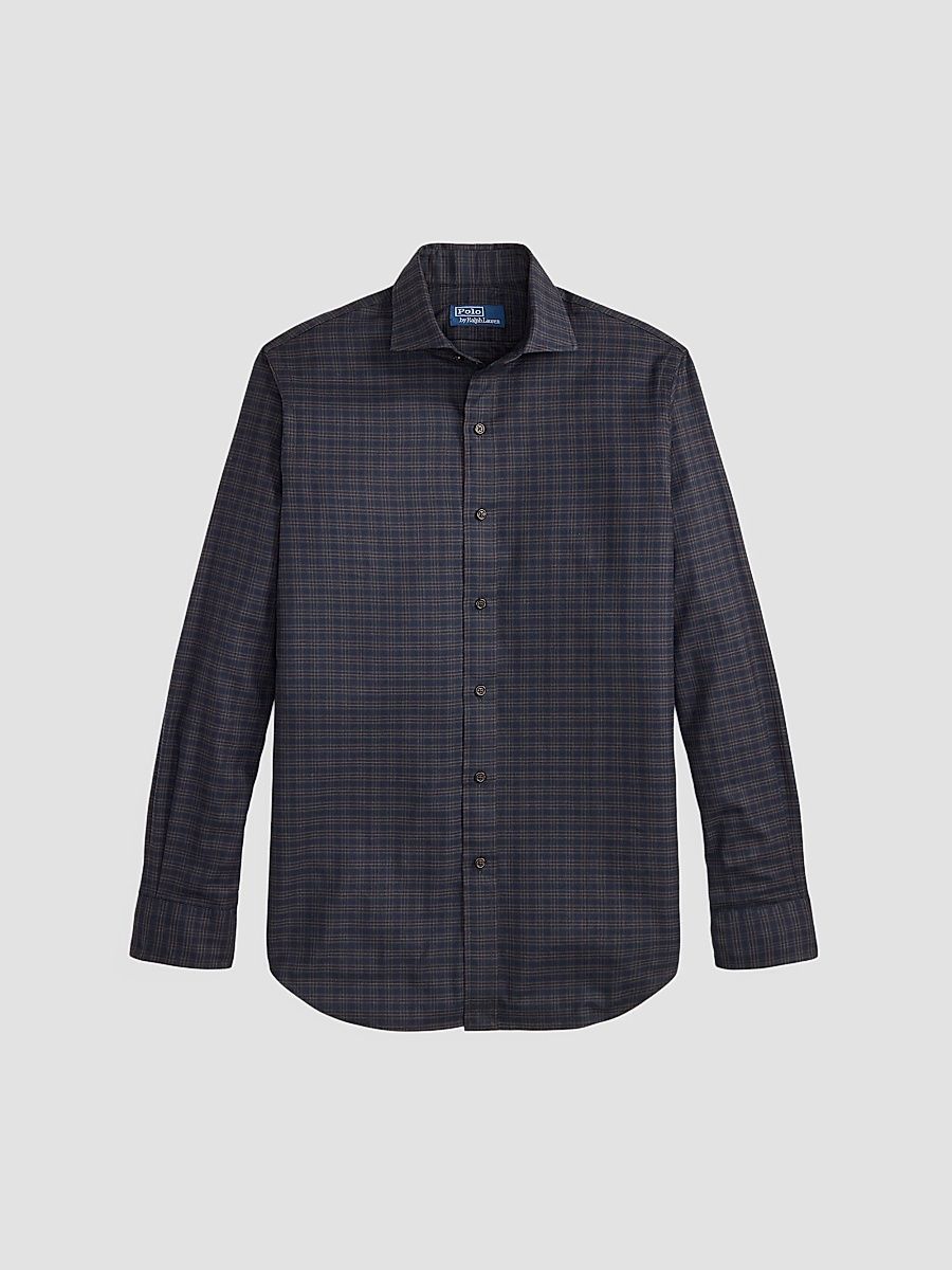 Polo Ralph Lauren Men's Tattersall Twill Classic-Fit Shirt - Black Forest Multi - Size XXL