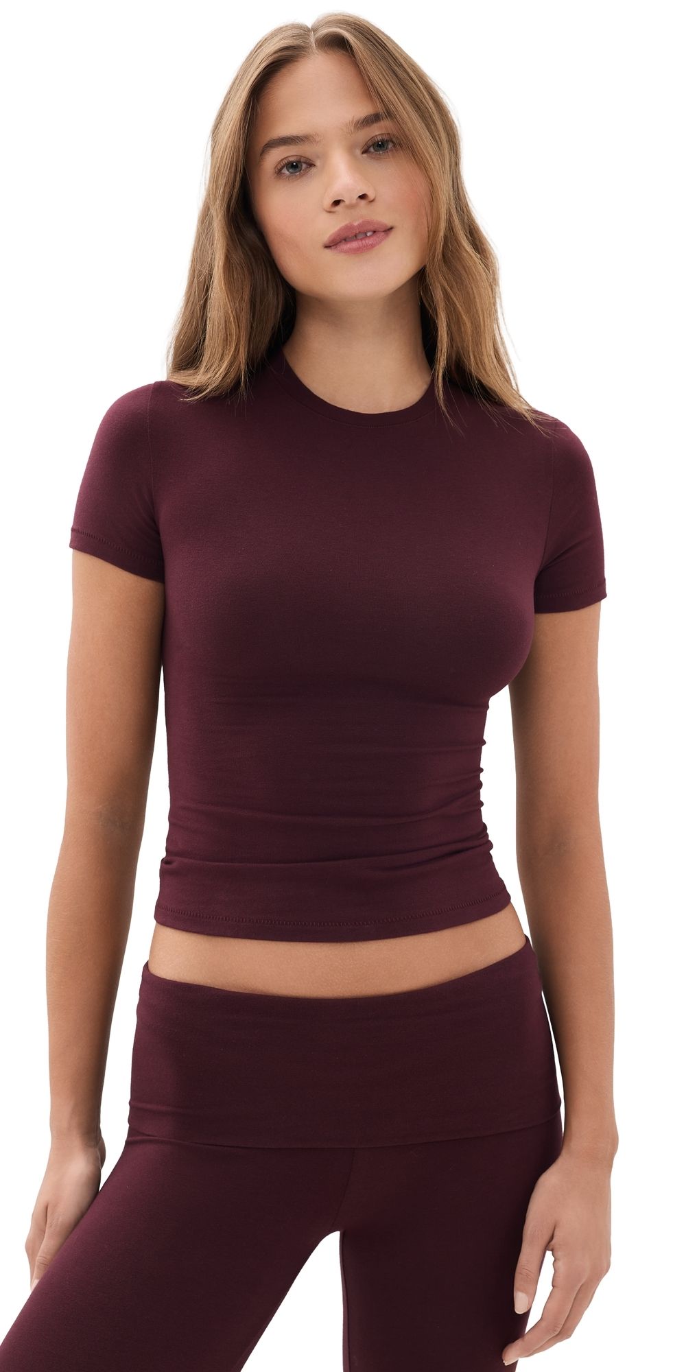 SKIMS T-Shirt Currant XL
