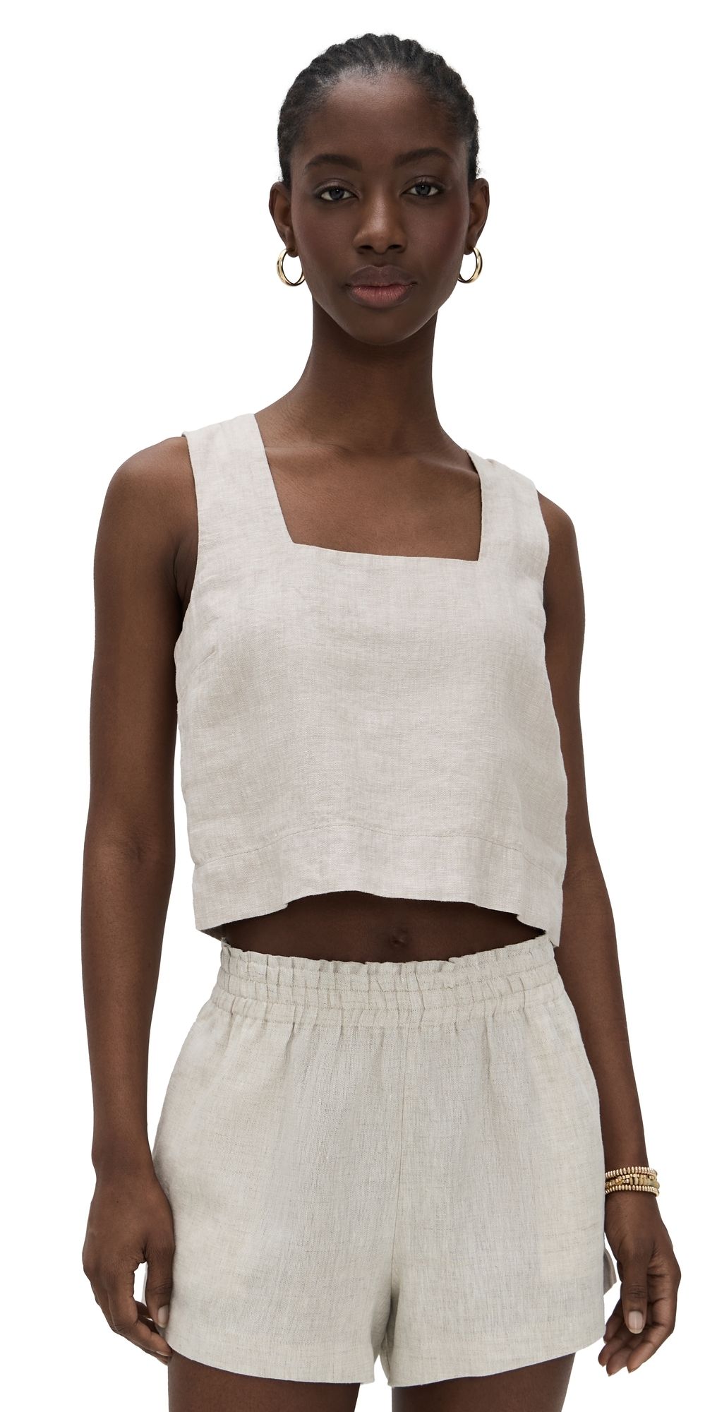 RAILS Akira Top Heathered Flax XL