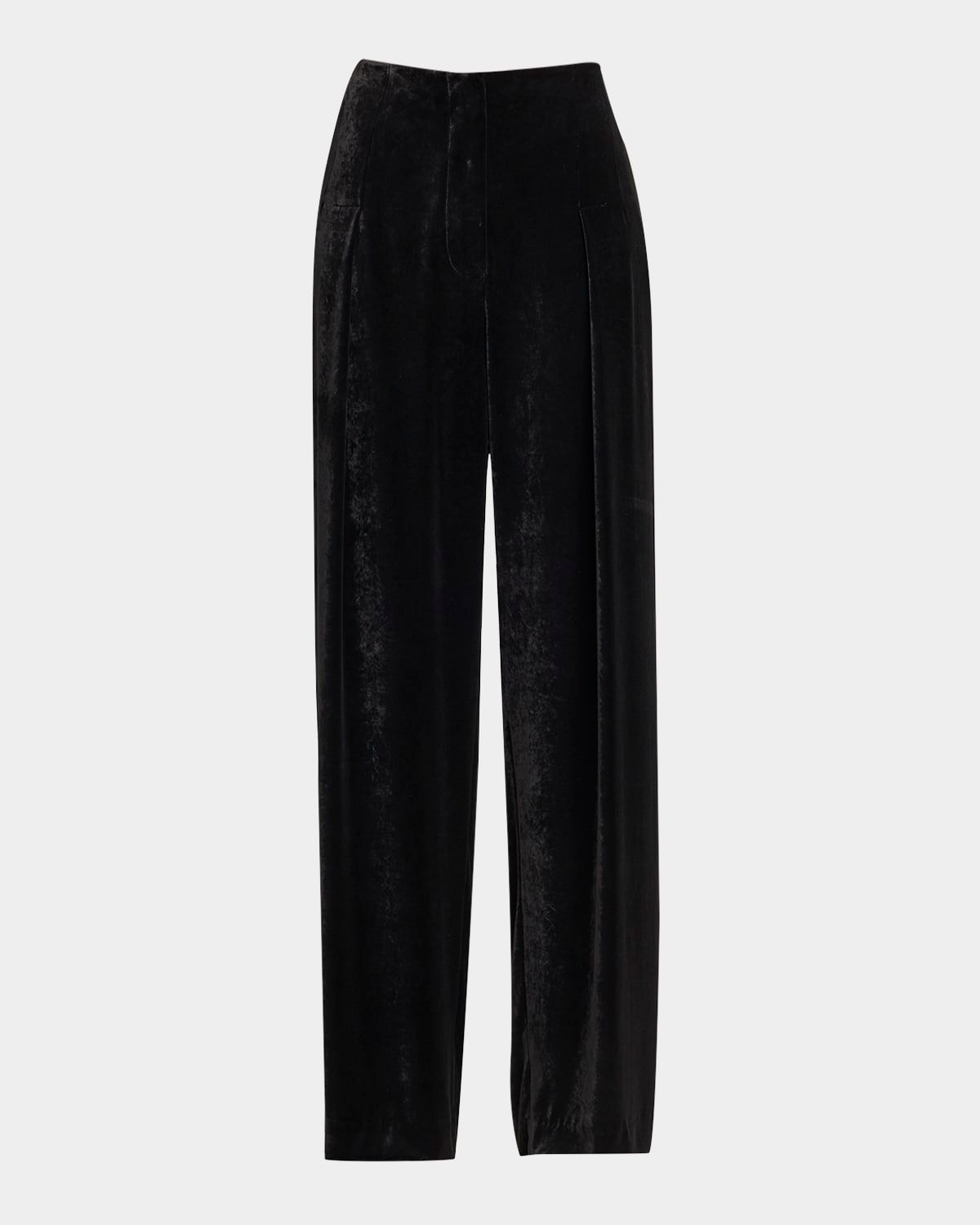 Journey Velvet-Effect Loose Pants