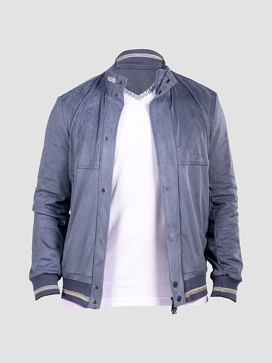 Men's Marthyr Bomber Jacket - Blue - Size XXXXL