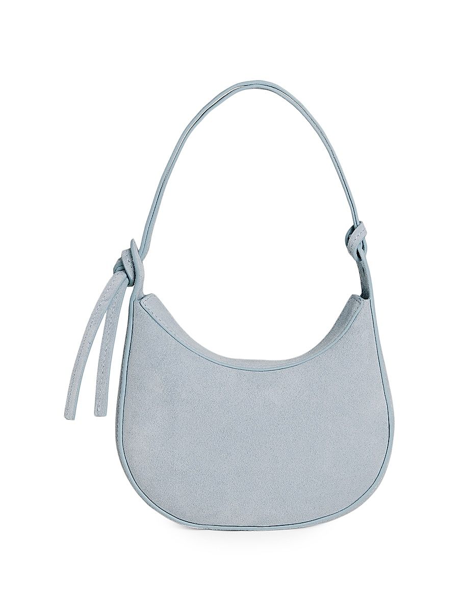 Women's Mini Rosetta Suede Shoulder Bag - Mist Suede