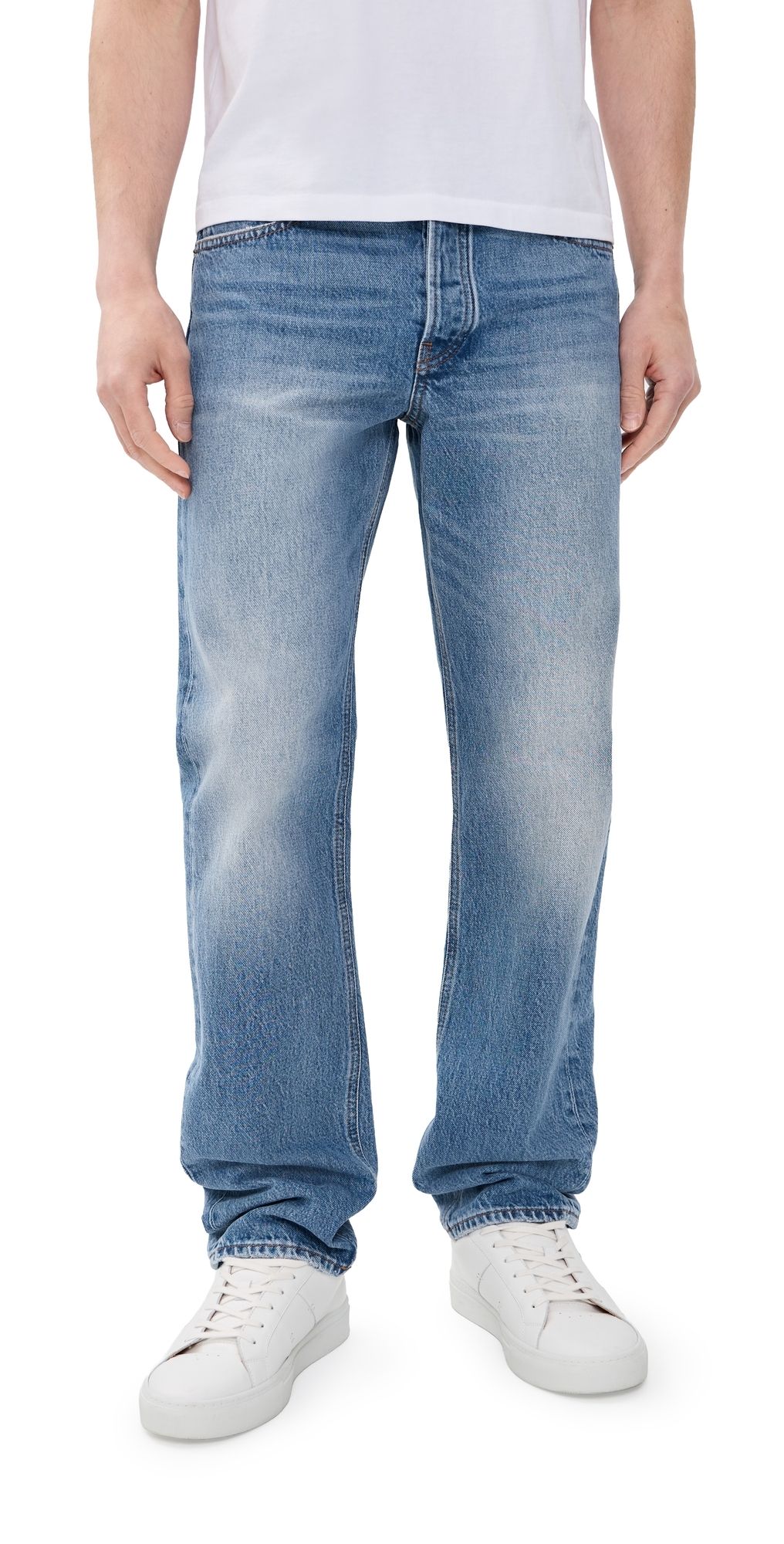 FRAME Straight Jeans Sunroof 34