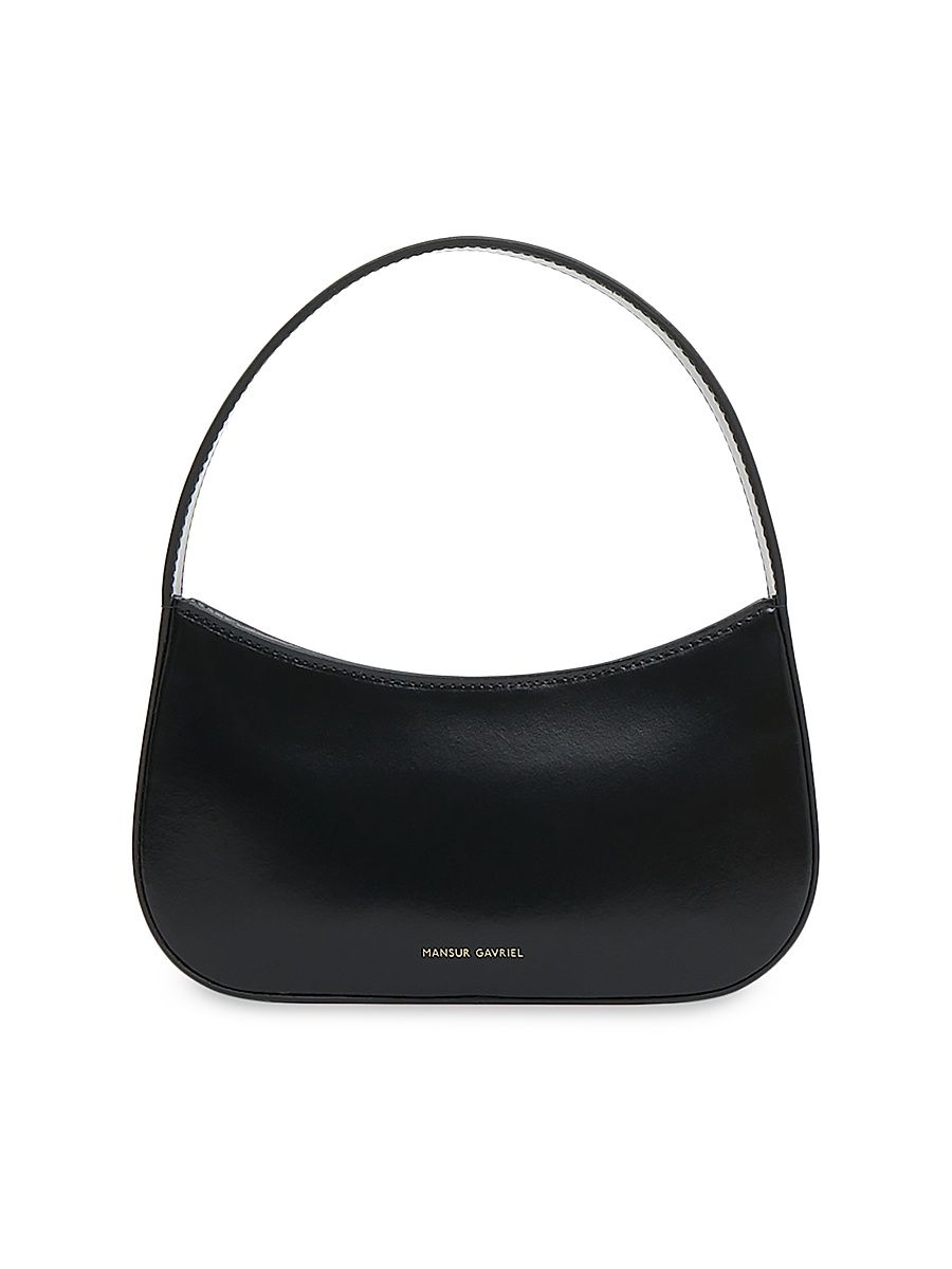 Women's BonBon Leather Top Handle Bag - Black